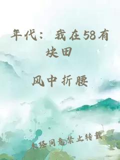 年代：我在58有块田