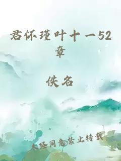 君怀瑾叶十一52章